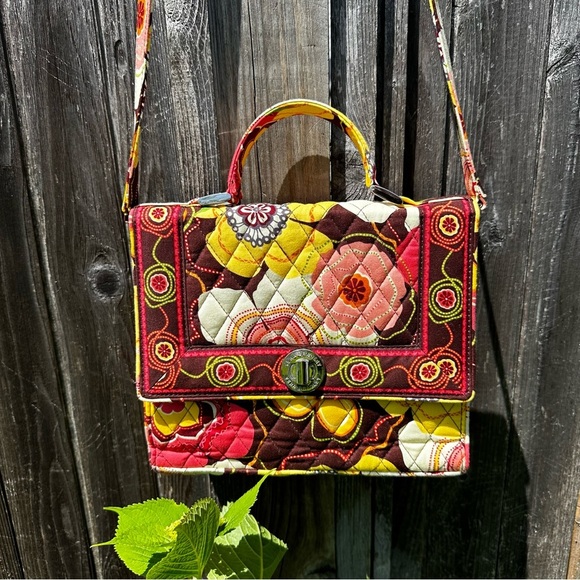 Vera Bradley Buttercup "Julia" Crossbody Bag - Picture 11 of 11